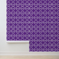 Customizable Logo Pattern on Purple Background