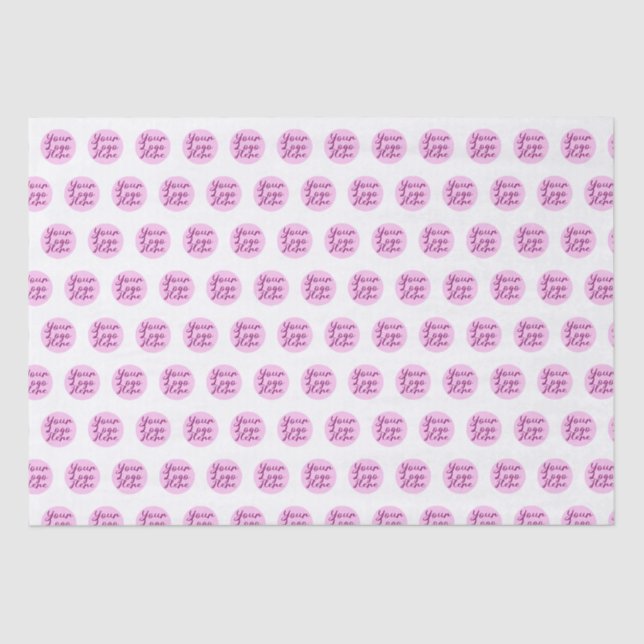 Customizable Logo Printed Create Your Own Branded Tissue Paper (Front)