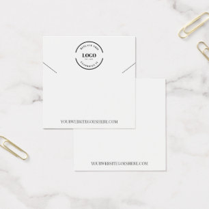 Customizable logo website Jewellery Necklace Holde