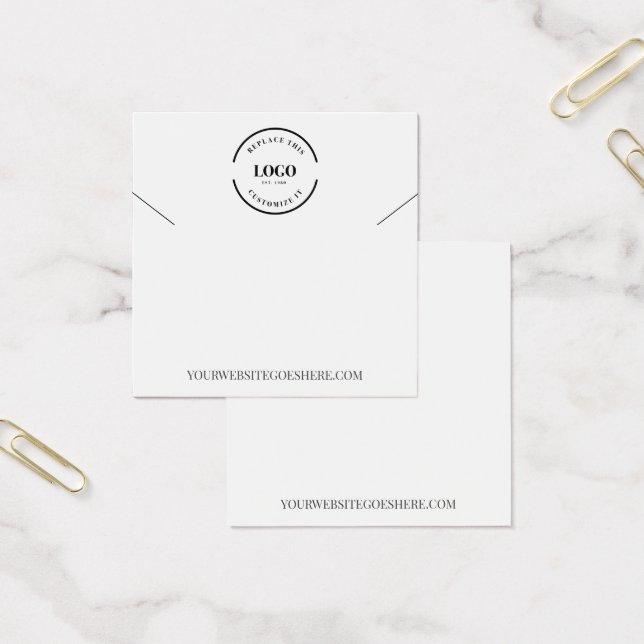Customizable logo website Jewellery Necklace Holde (Office)