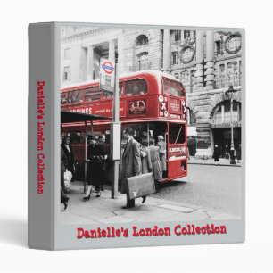 Customizable London Collection Binder