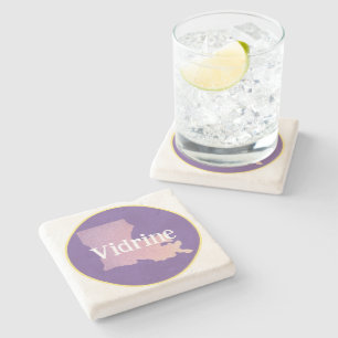 Customizable Louisiana stone coasters