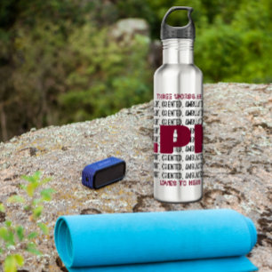 Customizable LPN - Can Be Changed to RN, CNA, MD 710 Ml Water Bottle
