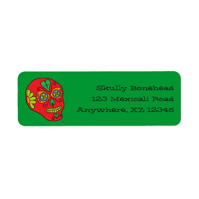 Customizable Lucha Libre Sugar Skull (Front)