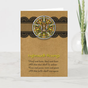 Customizable Lughnasadh/Lammas Greeting Card