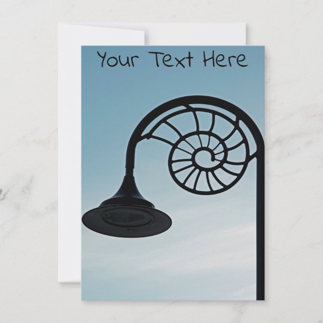 Customizable Lyme Regis card (Front)