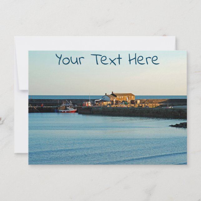 Customizable Lyme Regis Cobb card (Front)