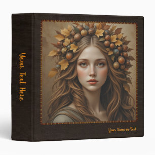 Customizable Mabon Autumn Queen Binder