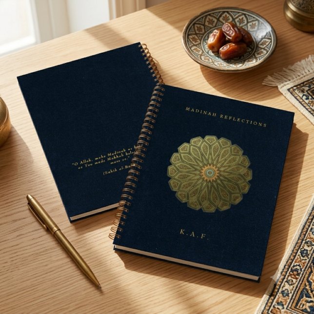 Customizable Madinah Reflections Islamic Notebook (Creator Uploaded)