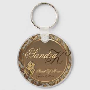 Customizable Maid Of Honour's Keepsake Keychain