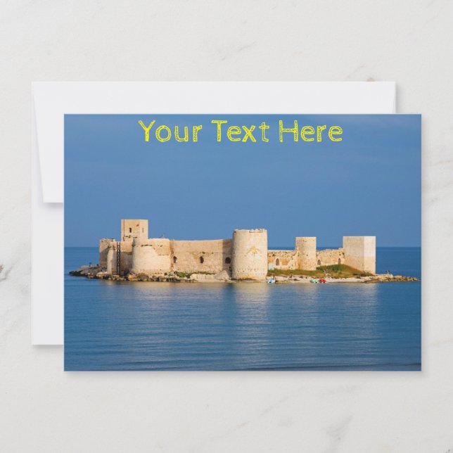 Customizable Maiden's Castle, Turkey card (Front)