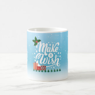 Customizable 'Make a Wish on Christmas' holiday Coffee Mug