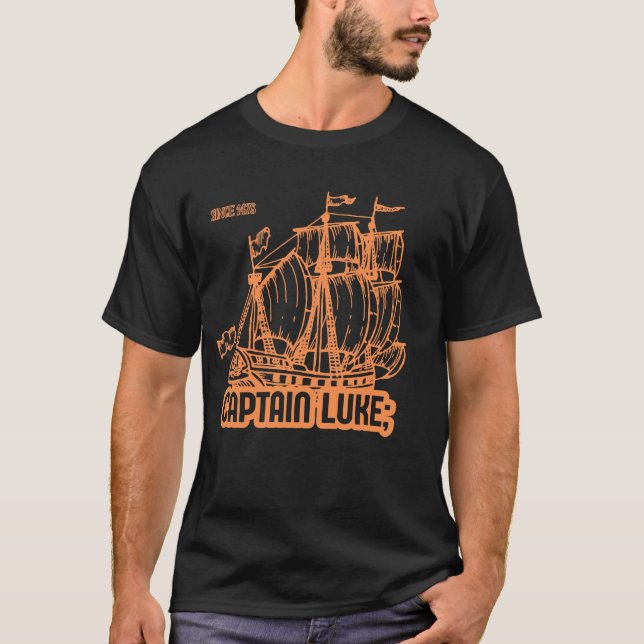 Customizable Maritime Ship T-Shirt (Front)