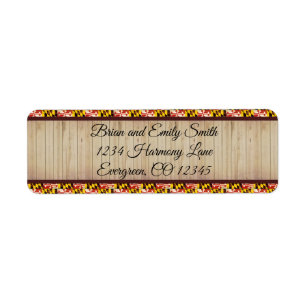 Customizable Maryland flag return address labels