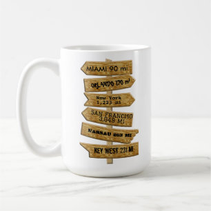 Customizable "MASH" style signpost ver 2.0 Coffee Mug