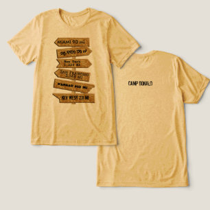 Customizable "MASH" style signpost ver 2.0 Tri-Blend Shirt