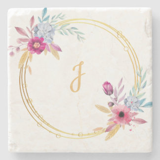 Customizable Mason Jar cup for Wedding  Stone Coaster
