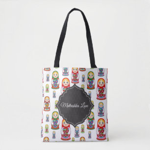 Customizable Matreshka Tote Bag