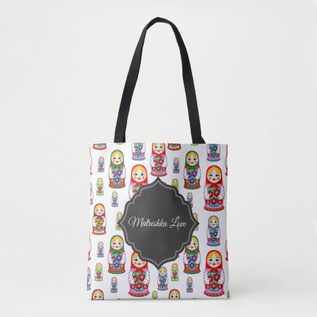 Customizable Matreshka Tote Bag (Front)