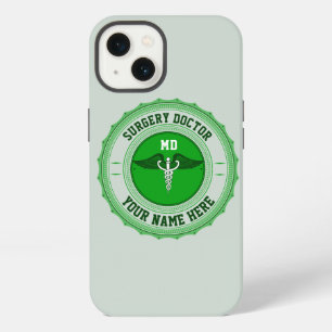 Customizable MD Specialty Caduceus Surgeon iPhone 13 Case