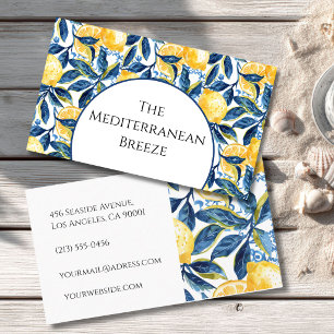 Customizable Mediterranean Business Card