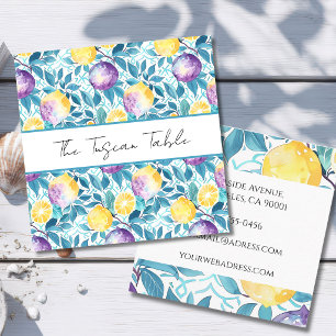 Customizable Mediterranean Business Card