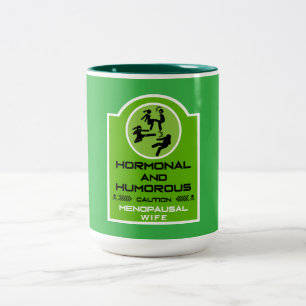 Customizable Menopausal Gifts For Women Two-Tone Coffee Mug