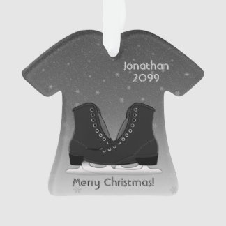 Customizable Men's Ice Figure Skates Shirt Ornamen Ornament