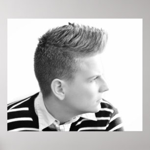 Customizable Men's Salon Poster