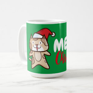 Customizable Meowy Christmas Coffee Mug