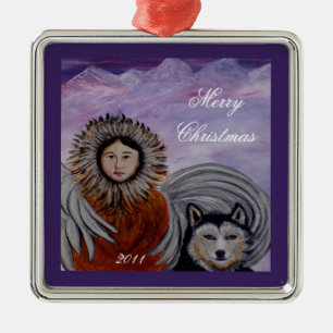 Customizable Merry Christmas Angel Ornament
