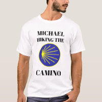 Customizable "Michael Hiking the Camino"