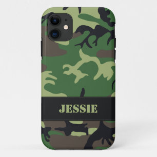 Customizable Military Camo iPhone 11 Case