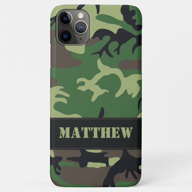 Customizable Military Camo iPhone 3G/3G Case (Back)