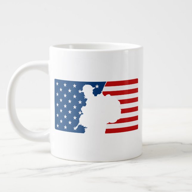 Customizable MILPRO 2 Large Coffee Mug (Left)