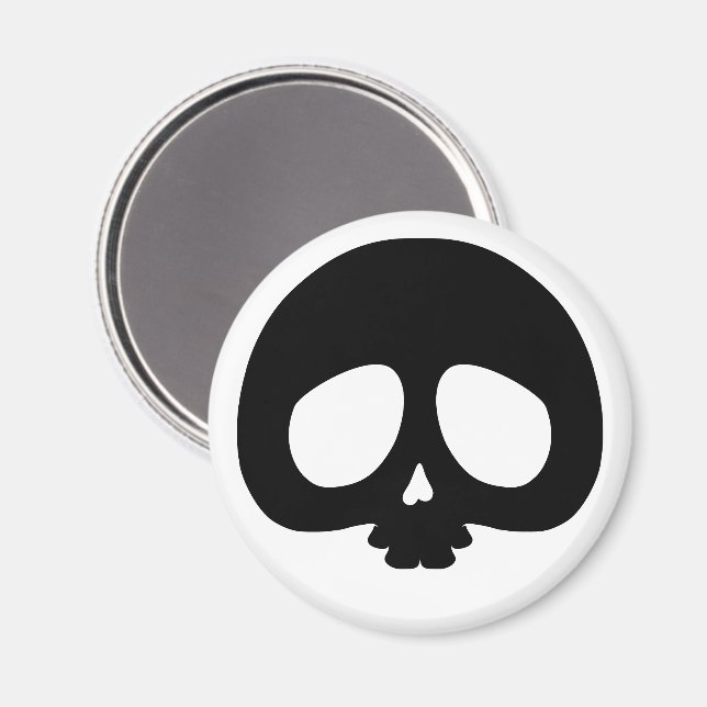 Customizable Mini Skull Magnet (Front/Back)