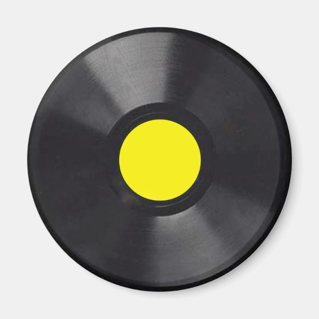 Customizable Mini Vinyl LP Record Magnet (Front)