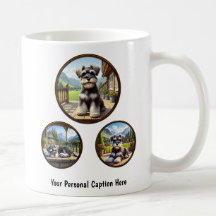 Customizable Miniature Schnauzer Puppy Coffee Mug