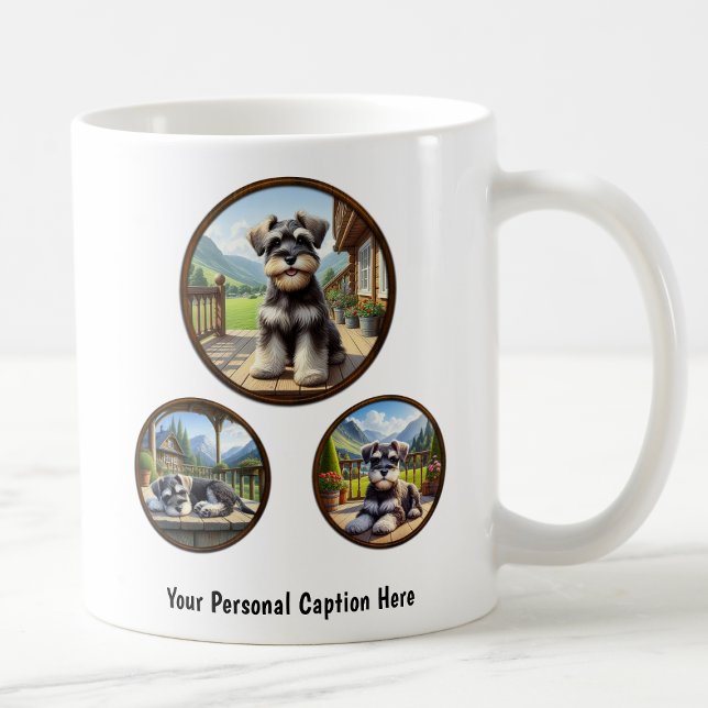Customizable Miniature Schnauzer Puppy  Coffee Mug (Creator Uploaded)