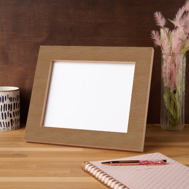 Customizable Minimalist White Grid Texture Etched Frames (Left)