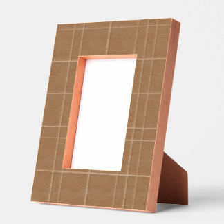 Customizable Minimalist White Grid Texture Etched Frames