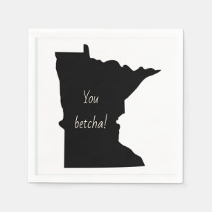 Customizable Minnesota You Betcha Napkins