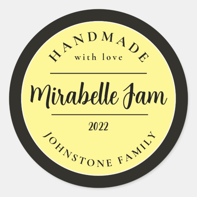 Customizable Mirabelle Jam Sticker (Front)
