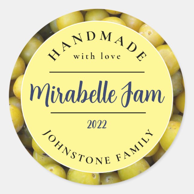 Customizable Mirabelle Jam Sticker (Front)