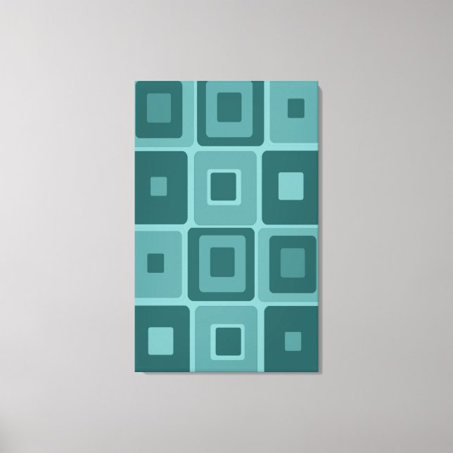 Customizable Mod Art on Canvas Print (Front)