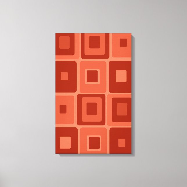 Customizable Mod Art on Canvas Print (Front)