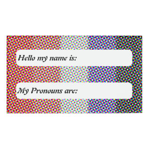 Customizable Mod Trippy Cupioromantic Pride Flag Name Tag