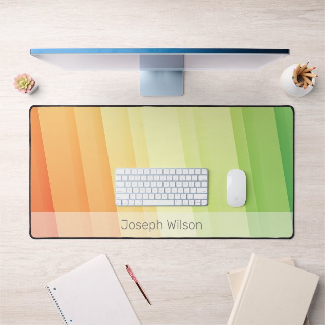 Customizable Modern Aesthetic Colourful Abstract Desk Mat (Office 1)