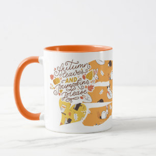 Customizable - Modern Autumn Fall Thanksgiving Gif Mug