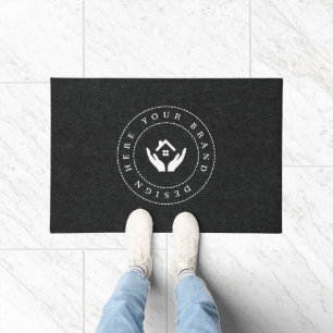 Customizable Modern Business Logo Doormat